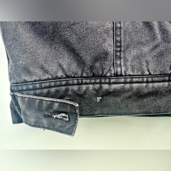 Faherty Timberline Organic Cotton Primaloft Trucker Jean Jacket Washed Sherpa, L - Picture 9 of 13